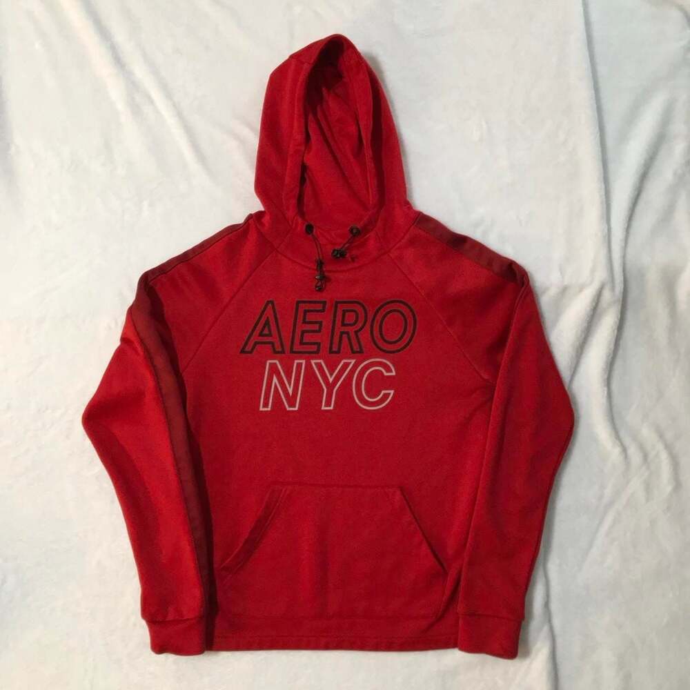 Aeropostale Aero NYC Red Hoodie
